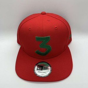 Chance The‎ Rapper 3 Era Cap Snapback Hat Red Green Super Rare